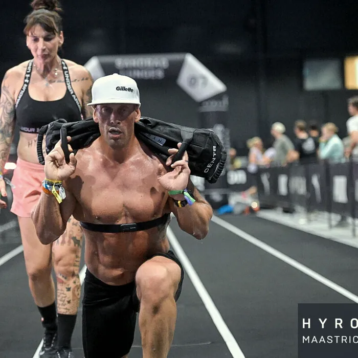 HYROX Maastricht – Sandbag Lunges